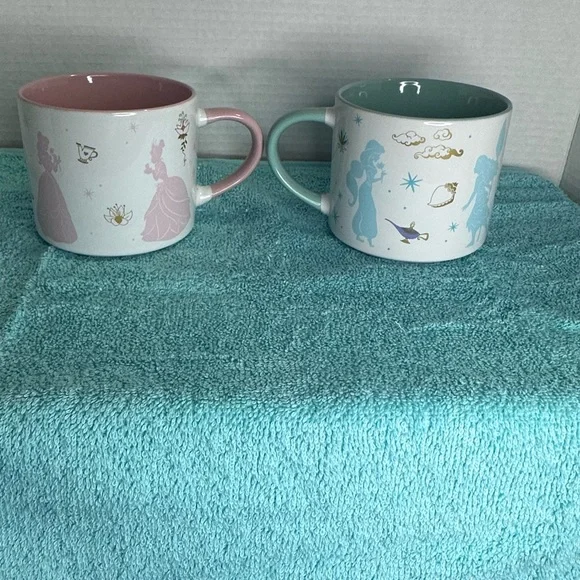 Disney Princess Mug Set - Pink and Blue - Picture 3 of 5
